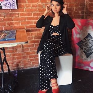 Polkadot Jumpsuit from FashionNova